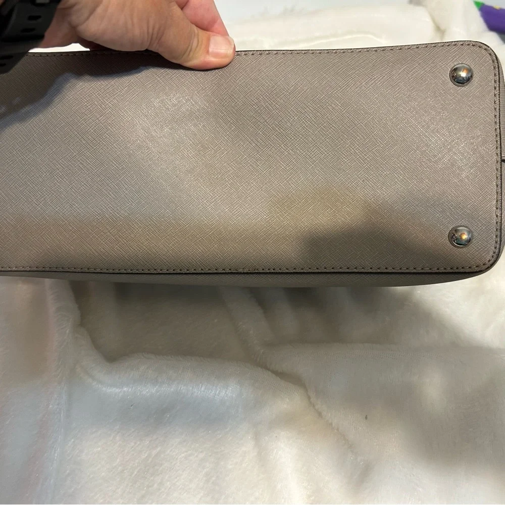 Michael Kors Taupe Satchel Bag‎